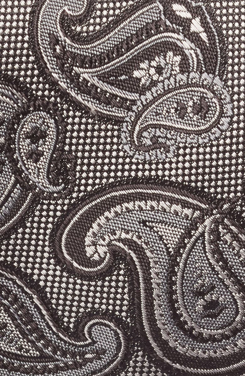 Ted Baker London Tossed Pine Paisley Silk Skinny Tie, Alternate, color,