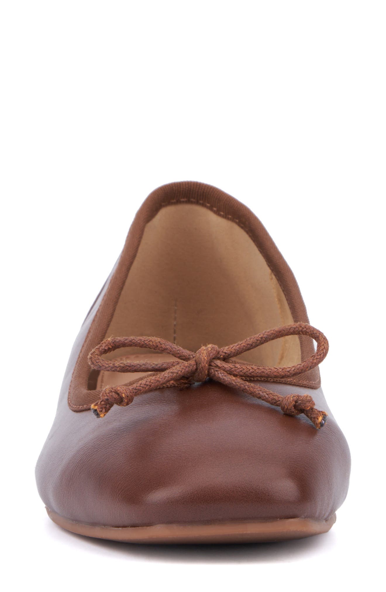 NEW YORK AND COMPANY Paulina Ballet Flat, Alternate, color, Chocolate