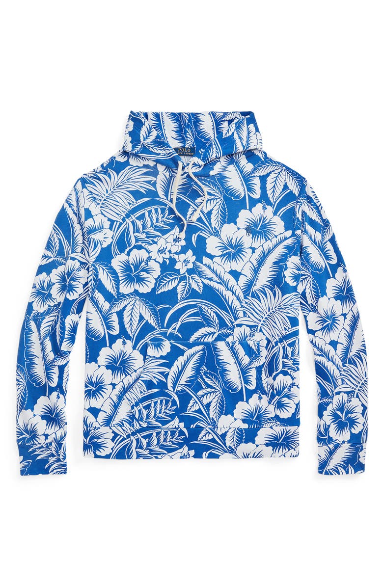 Polo Ralph Lauren Terry Hooded Sweatshirt, Alternate, color, Monotone Tropical