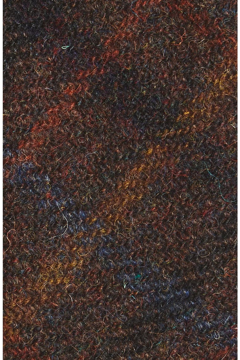 Plaid Wool Tie, Alternate, color, BROWN