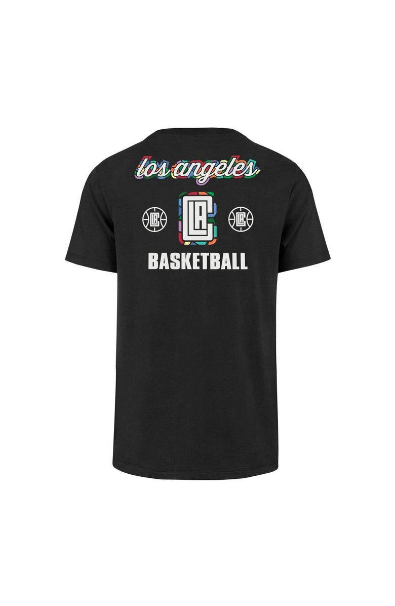 '47 Men's '47 Black LA Clippers 2022/23 City Edition Backer Franklin T-Shirt, Alternate, color,