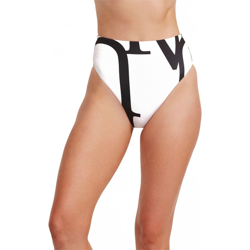 Luma Gottex Signature High Waist Bikini Bottom In Multi