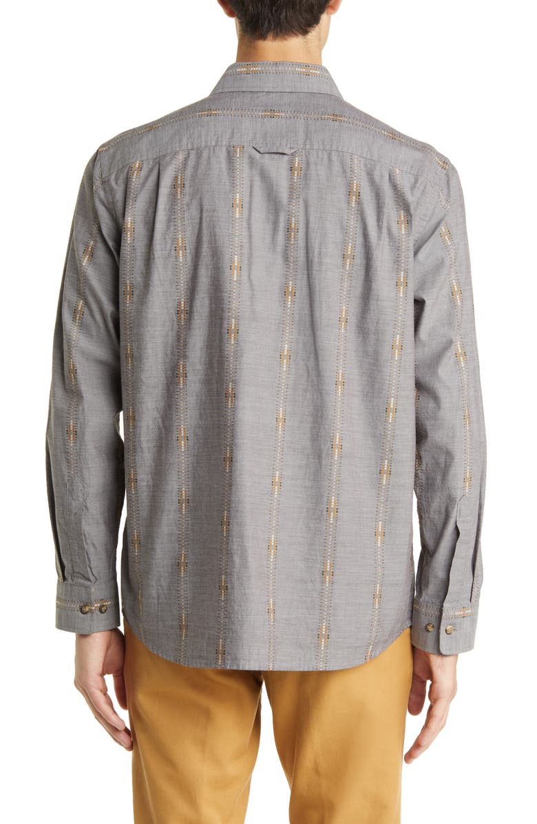 Pendleton Carson Geometric Stripe Button-Up Shirt, Alternate, color, 