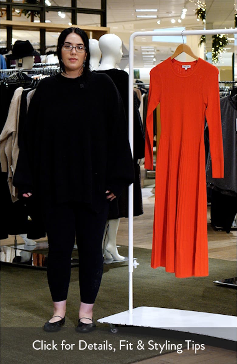 Nami Long Sleeve Sweater Dress, sales video thumbnail