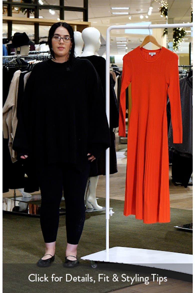 Nami Long Sleeve Sweater Dress video