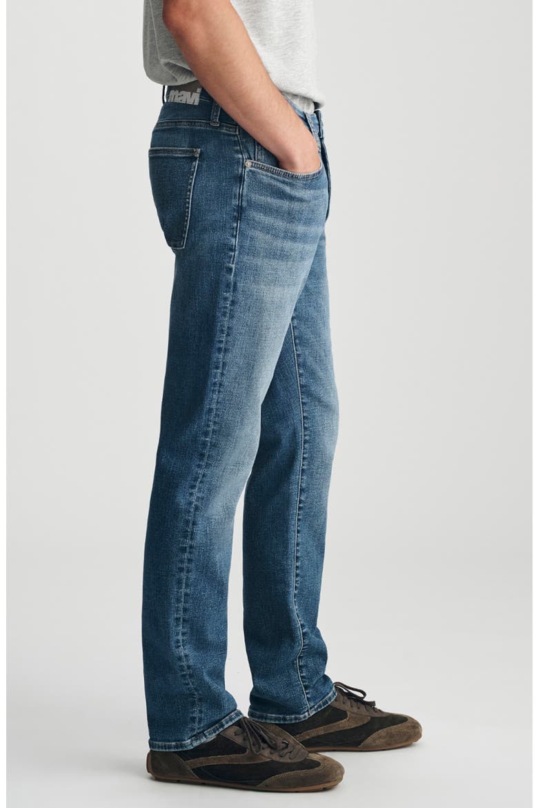 Marcus Slim Straight Leg Jeans, Alternate, color, MID BRUSHED CLASSIC