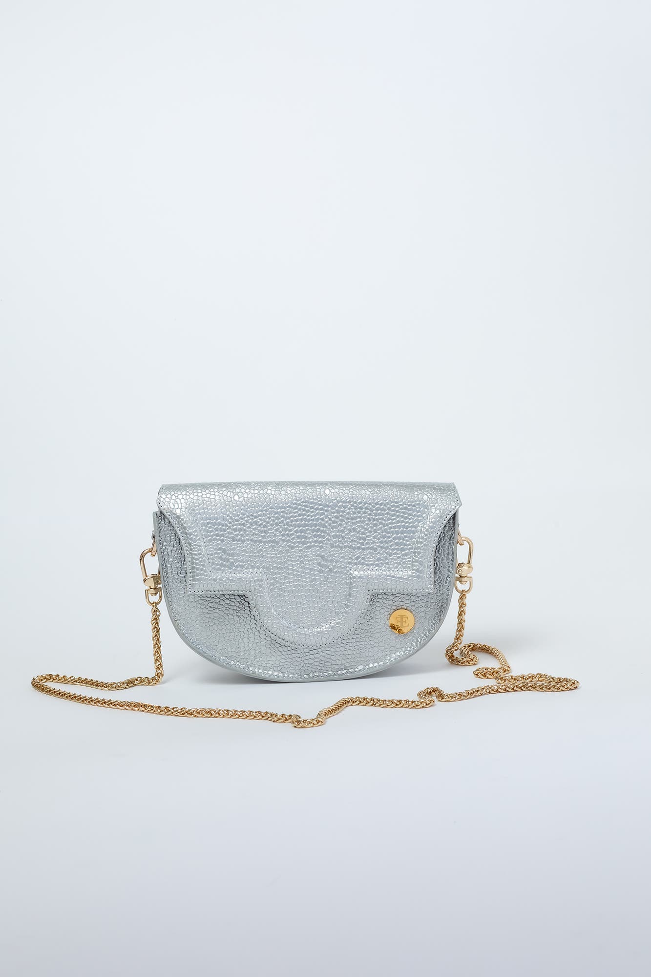EVA INNOCENTI Fifi Bag, Main, color, Metallic Silver