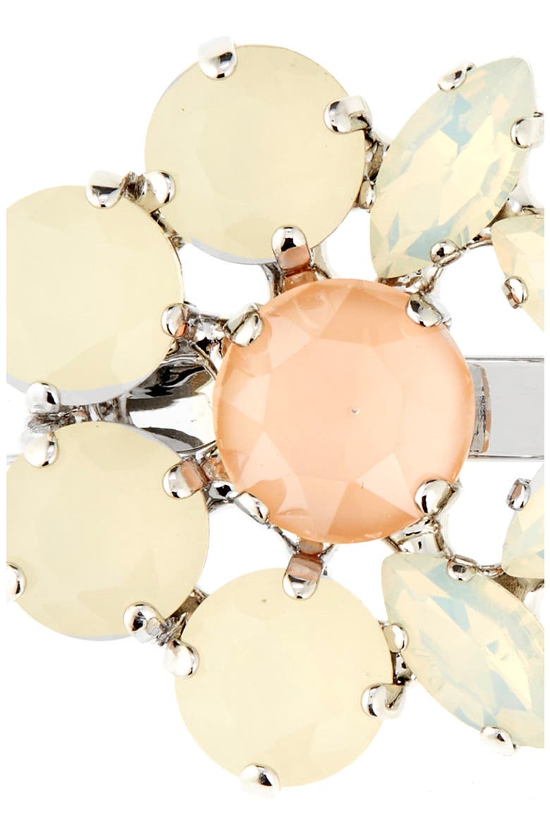 Mini Heartbloom Hair Clip, Alternate, color, SAND OPAL/ CLEMENTINE/ PEARL