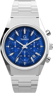 Timex® Q Timex Falcon Eye Bracelet Chronograph Watch, 40mm