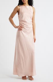 WAYF Isadora Open Cowl Back Cocktail Dress