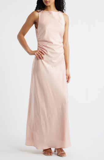 Isadora Open Cowl Back Cocktail Dress