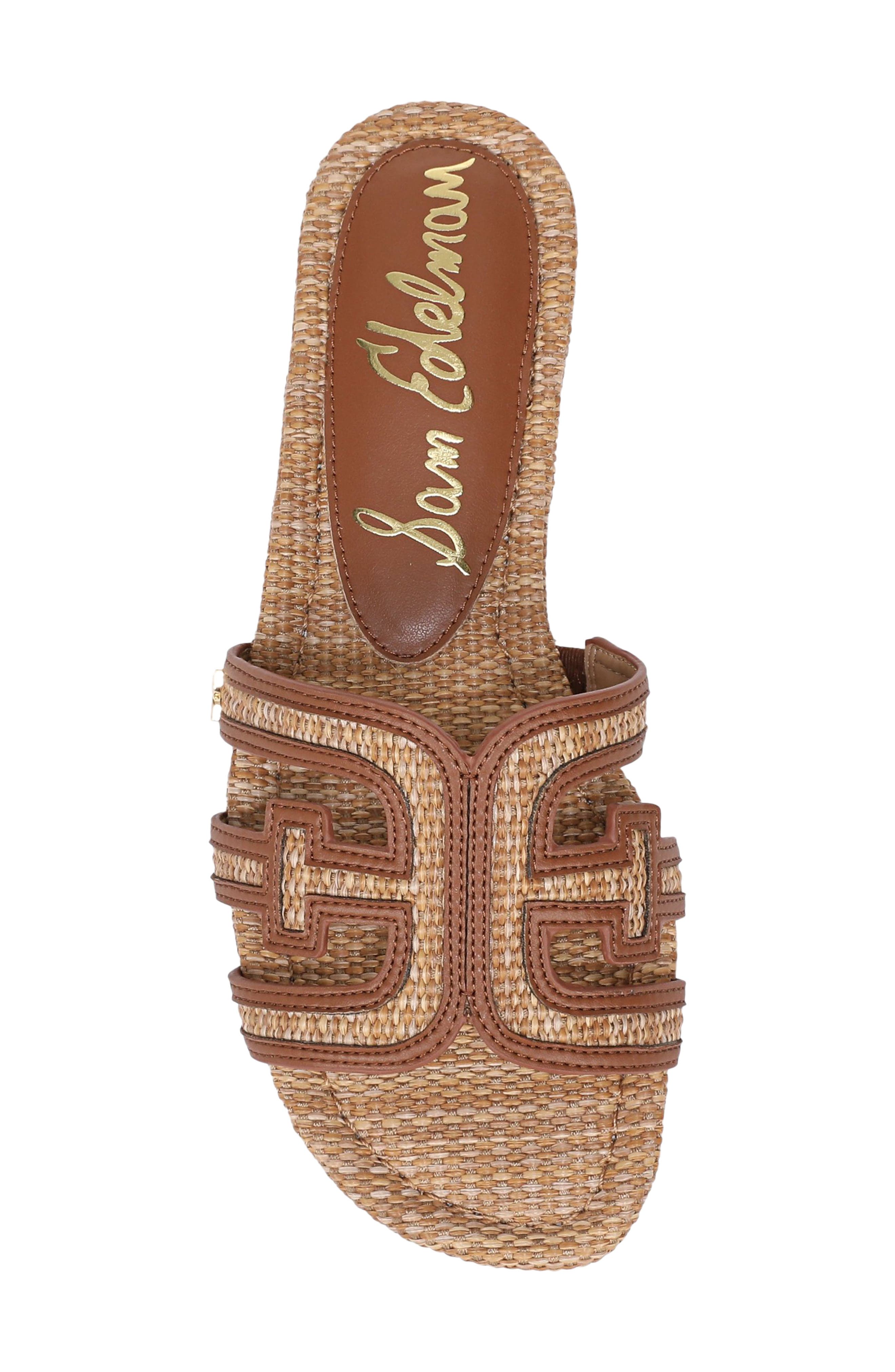 Sam Edelman Bay Slide Sandal, Alternate, color, Tawny Tan/ Rich Cognac