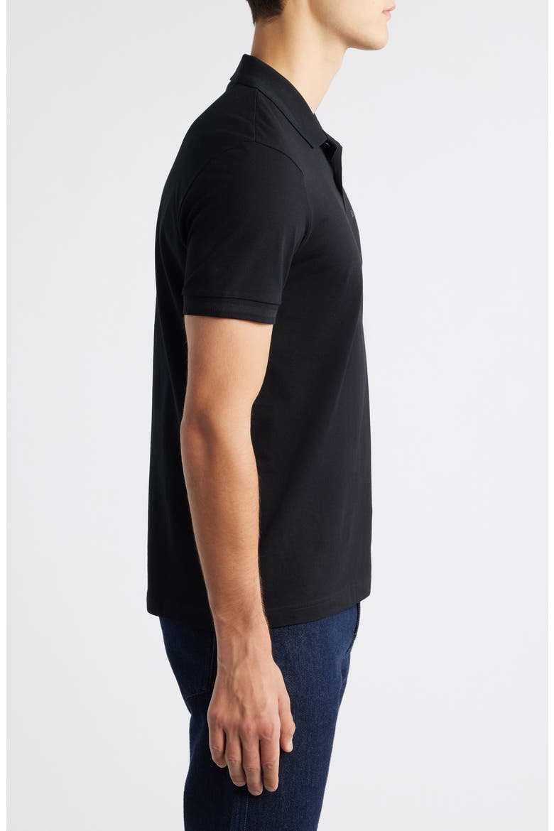 Pio 1 Cotton Polo, Alternate, color, BLACK