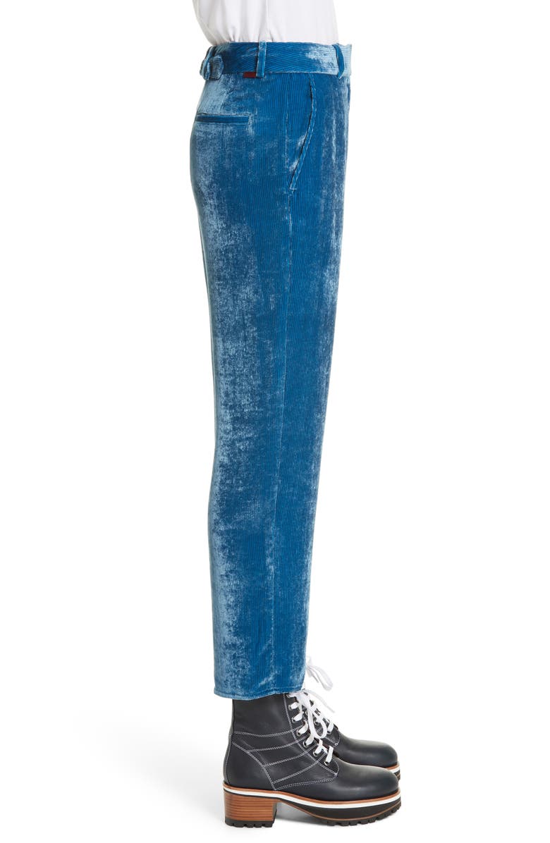 Sies Marjan Fluid Silk Blend Corduroy Crop Pants, Alternate, color, 