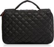 MZ Wallace Quilted Nylon Zip Cosmetics Pouch
