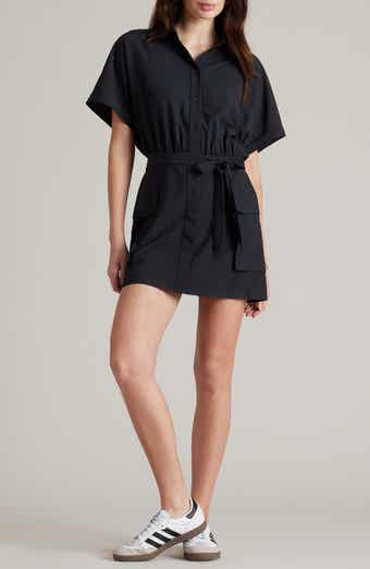 Rhone Mirage Water Repellent Short Sleeve Mini Shirtdress