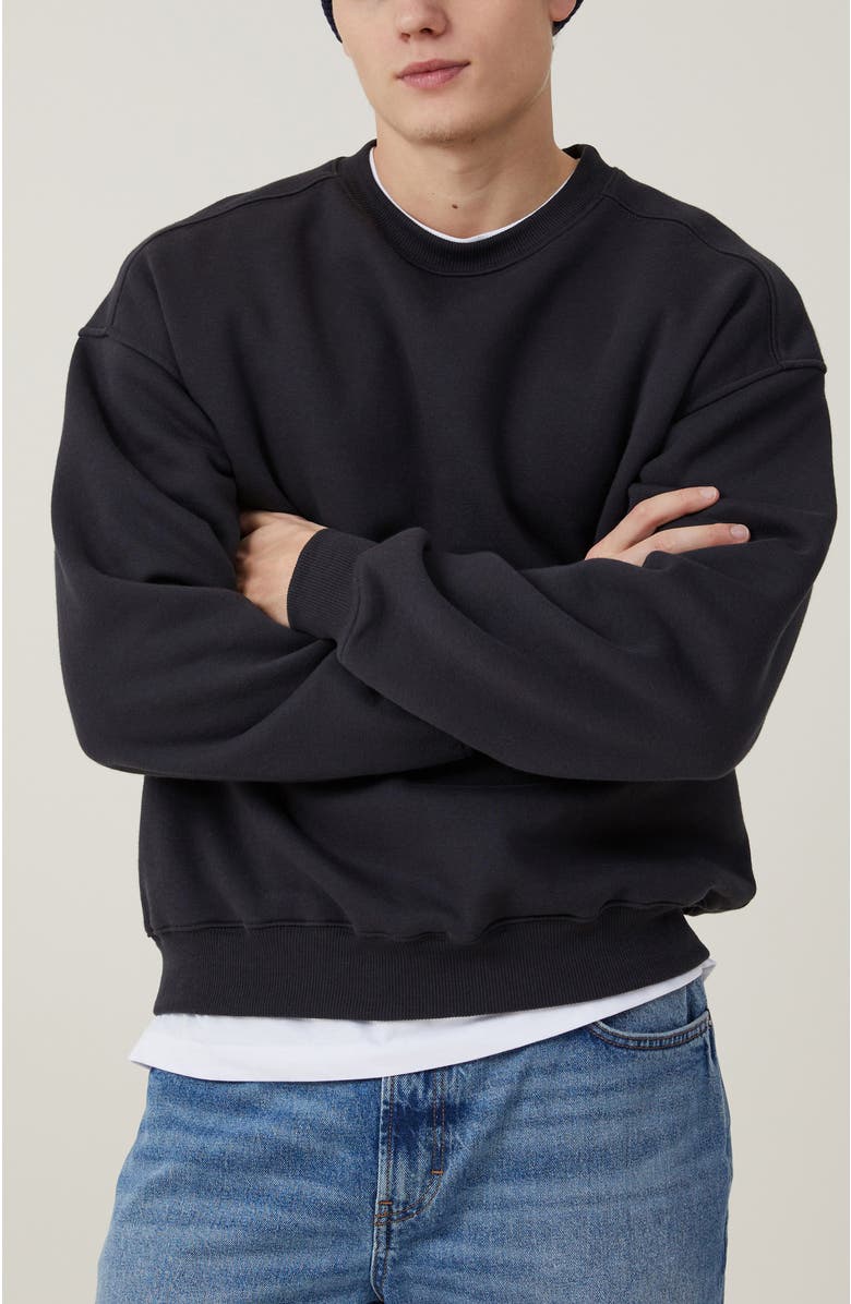 Cotton On Men's Box Fit Crew Sweater, Main, color,