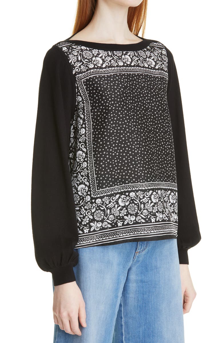 See by Chloé Balloon Sleeve Blouse, Alternate, color,