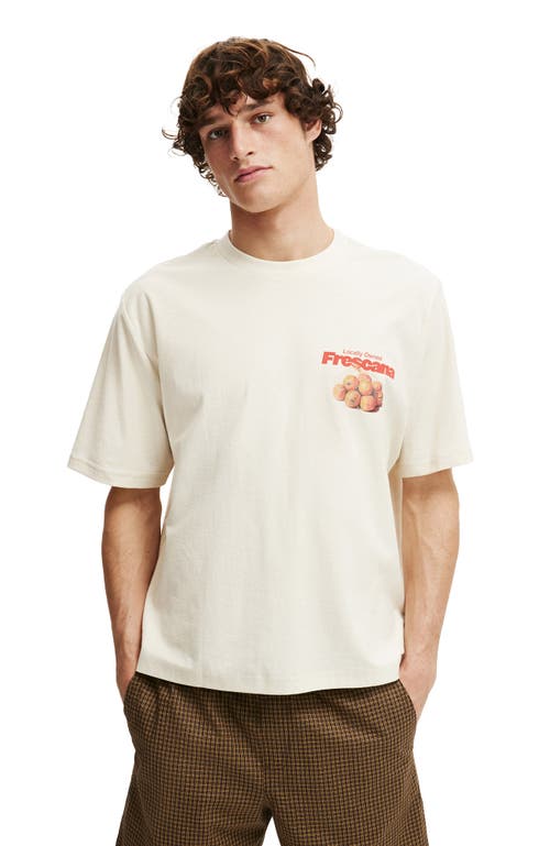 Cotton On Cropped Fit Graphic T-shirt In White