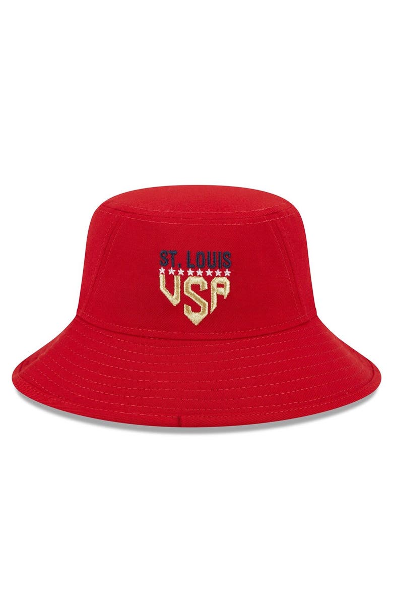 New Era Men's New Era Red St. Louis Cardinals 2023 Fourth of July Bucket Hat, Alternate, color, Red