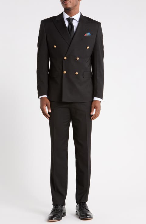 Peak Lapel Double Breasted Suit