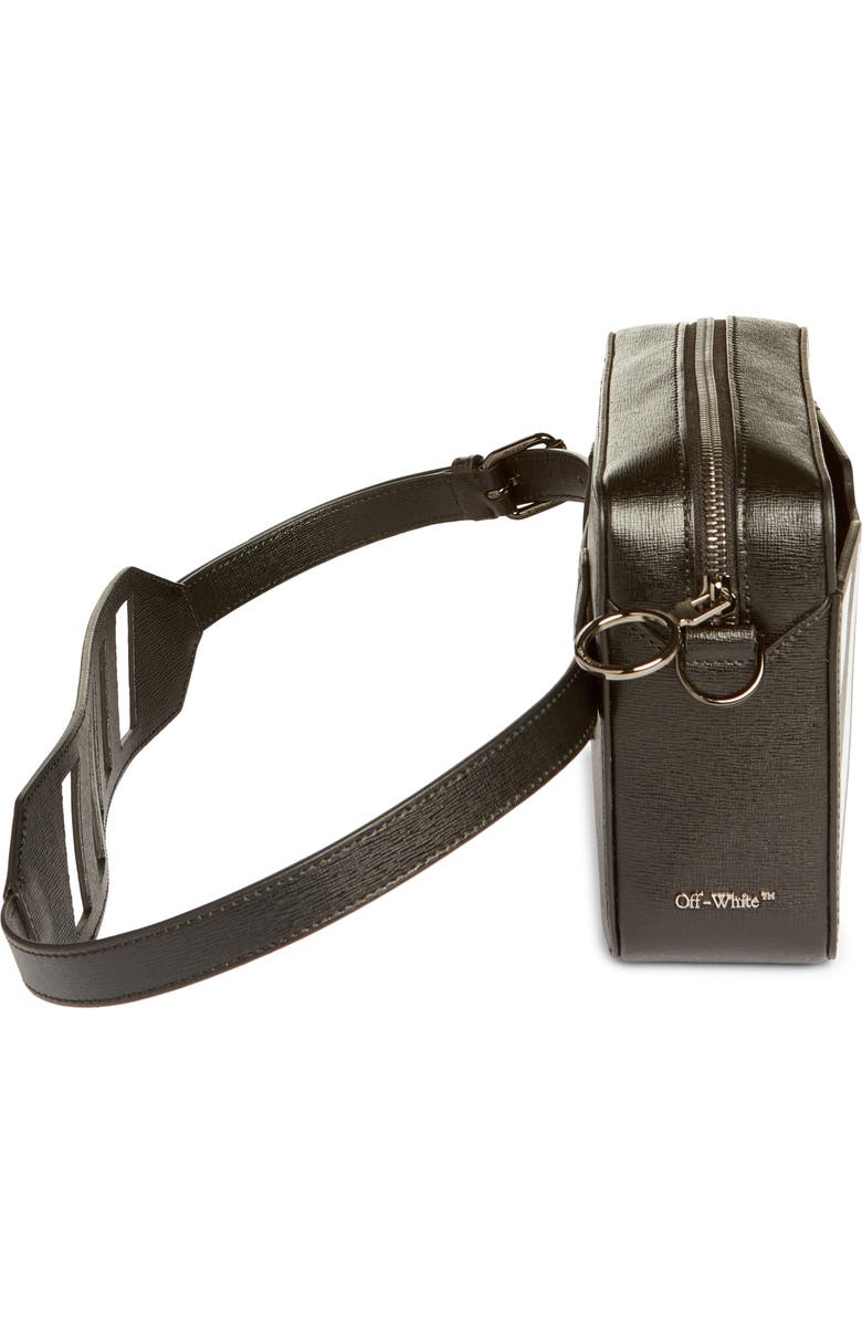 Off-White Diagonal Stripe Camera Belt Bag, Alternate, color,