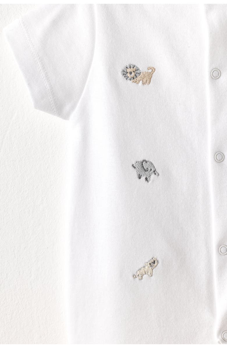 Andy Wawa Little King Animal Romper, Alternate, color, 