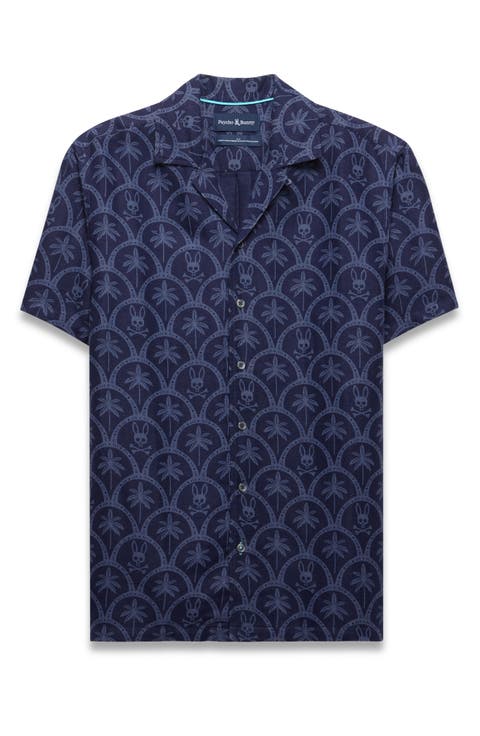 Brad Linen Blend Camp Shirt