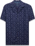 Psycho Bunny Brad Linen Blend Camp Shirt