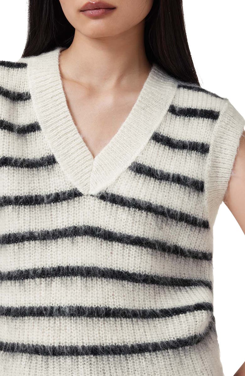 AllSaints Riga Sweater Tank, Alternate, color, 