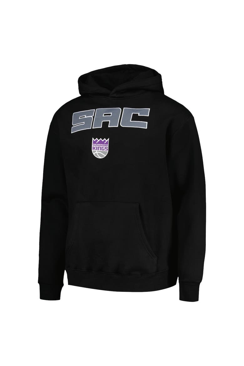 Unisex Stadium Essentials Black Sacramento Kings Terrace Pullover Hoodie, Alternate, color, Black
