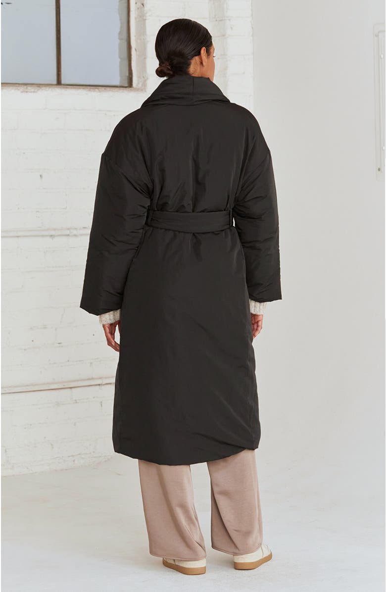 CRESCENT Tie Belt Puffer Coat, Alternate, color, 