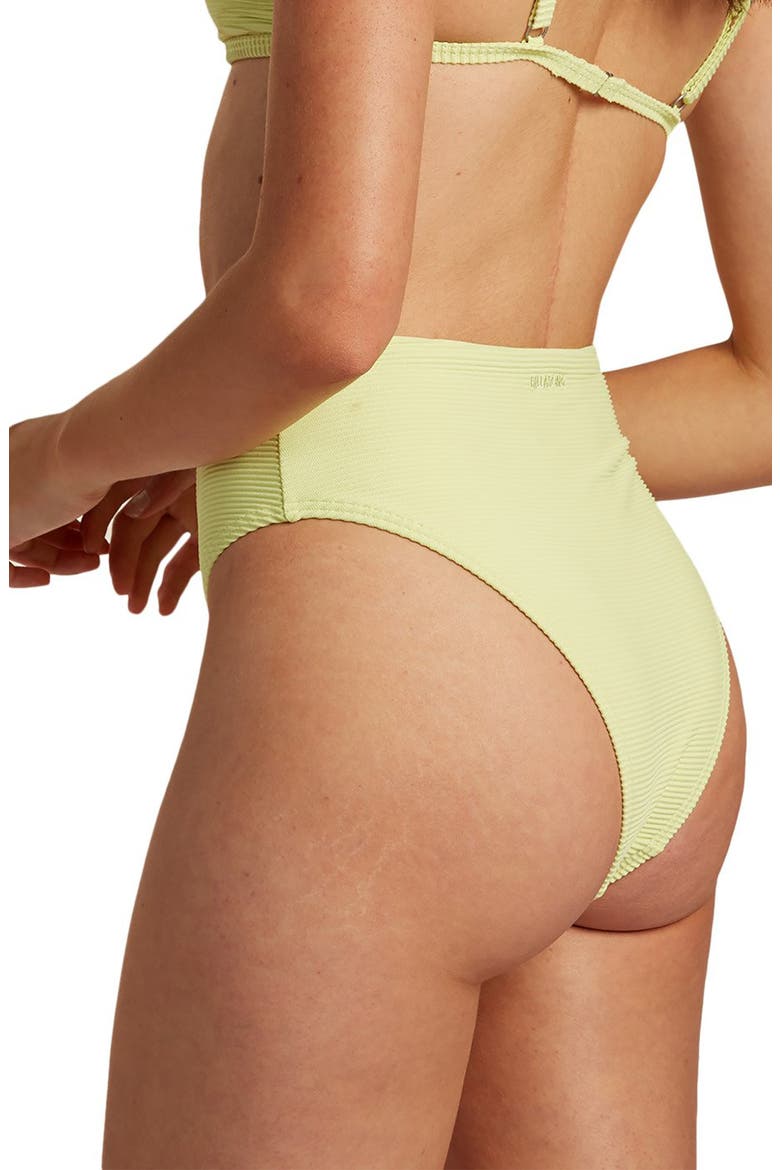 Tanlines Maui High Waist Bikini Bottoms, Alternate, color, SHADOW LIME