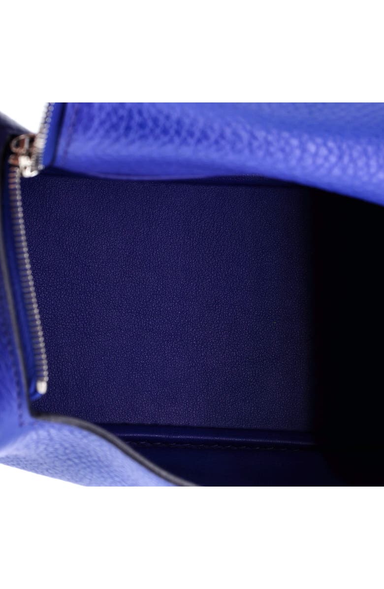 Pre-Owned Hermes Lindy Bag Clemence Mini, Alternate, color, Bleu Royal