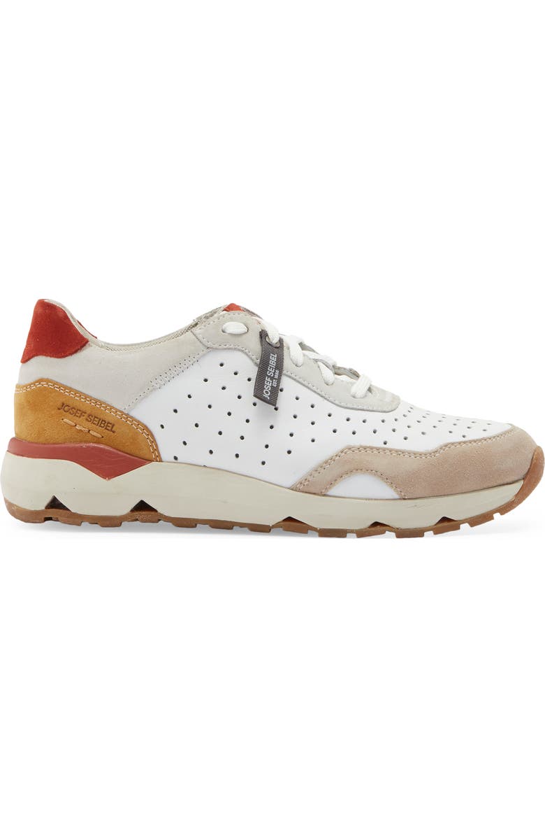 Josef Seibel Jonah 02 Sneaker, Alternate, color, Beige Multi