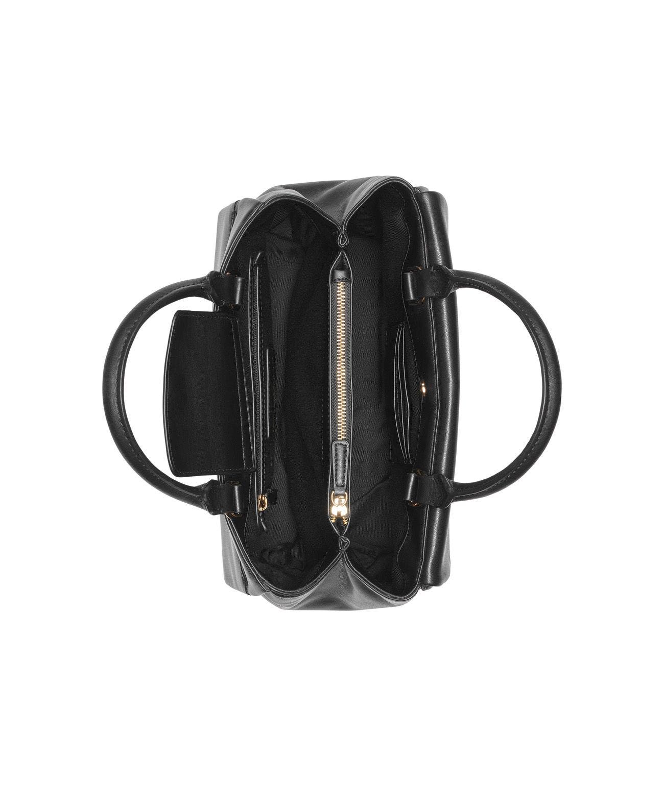 KARL LAGERFELD PARIS Liana Satchel, Alternate, color, Black