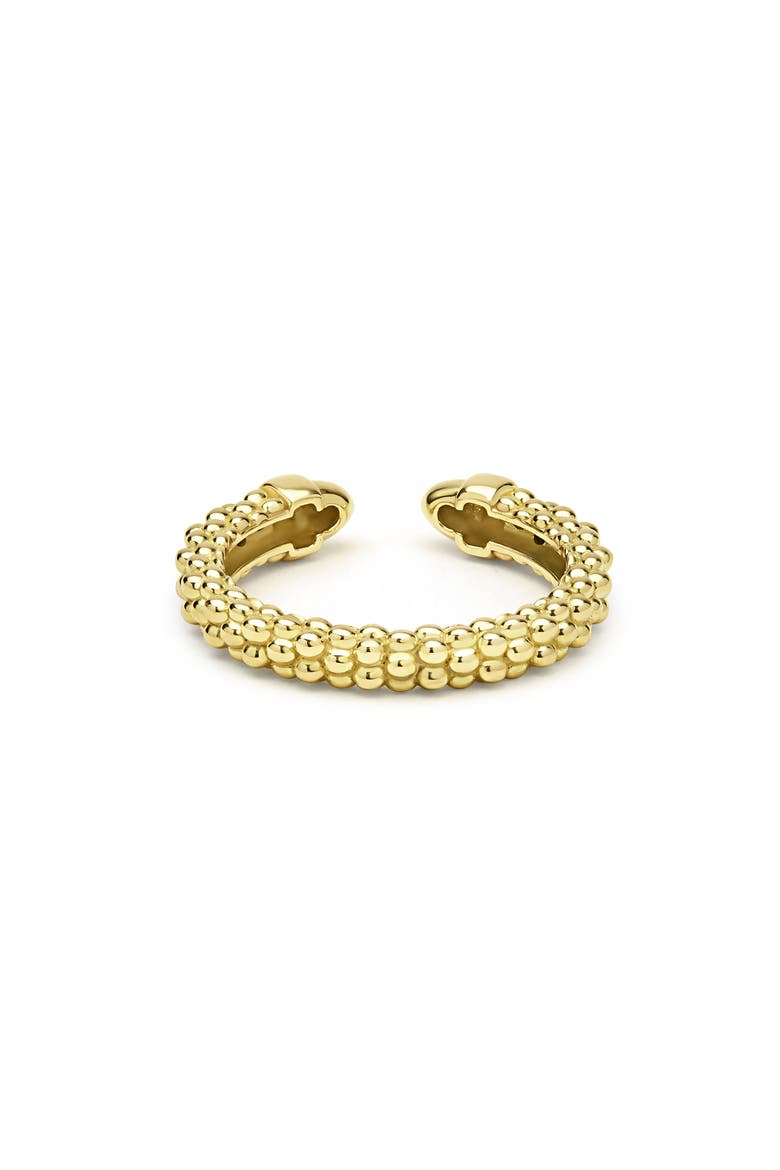 Signature Caviar Versa Ring, Alternate, color, GOLD