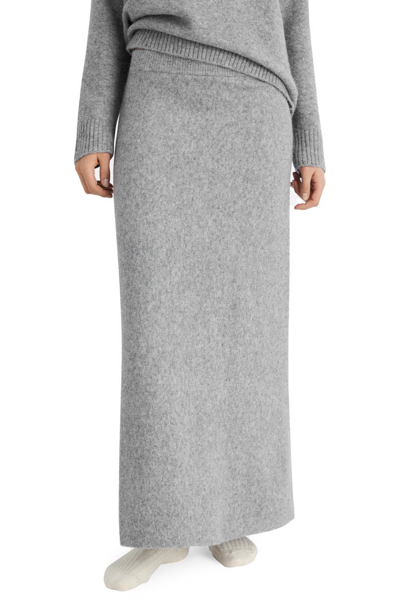 MANGO Maxi Sweater Skirt, Main, color, 