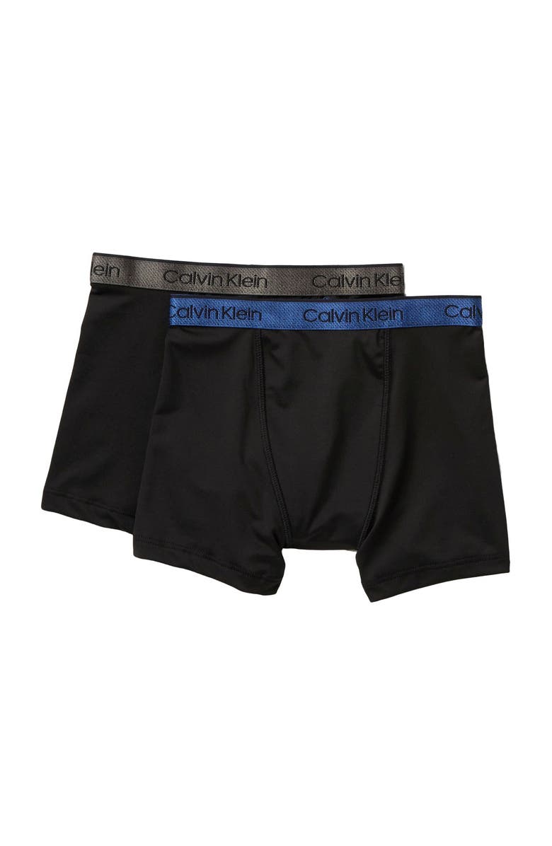 Calvin Klein 2-Pack Performance Boxer Briefs, Main, color, 