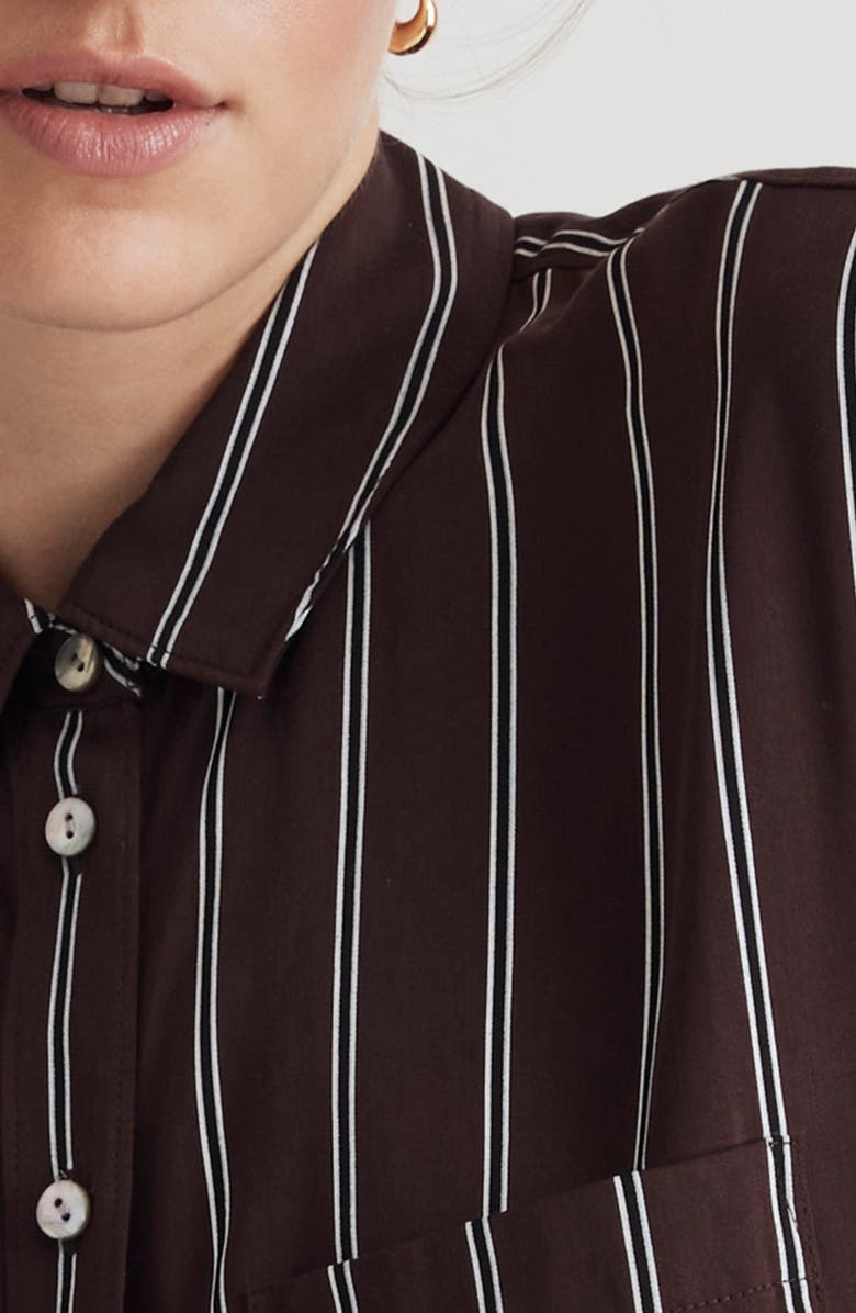 Madewell Oversize Satin Boyfriend Button-Up Shirt, Alternate, color, 