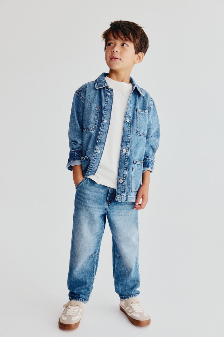 Cotton Denim Joggers, Alternate, color, Denim blue