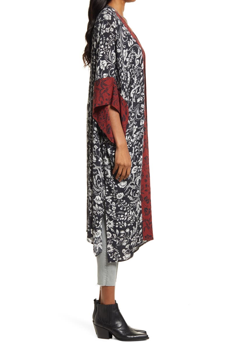 Treasure & Bond Border Print Duster, Alternate, color, 