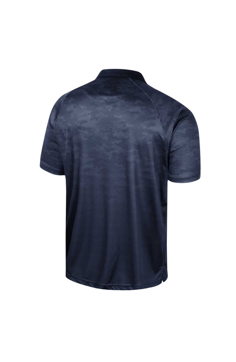 COLOSSEUM Men's Colosseum Navy Gonzaga Bulldogs Honeycomb Raglan Polo, Alternate, color, Navy