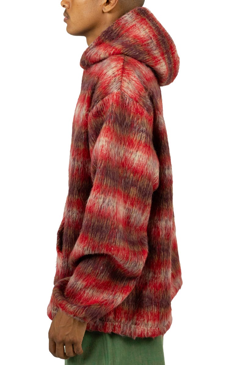 PLEASURES Nameless Poncho Hoodie, Alternate, color, 