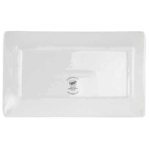 Gibson Home Village Vines 10.6 Inch Fine Ceramic Rectangular Platter In Multi