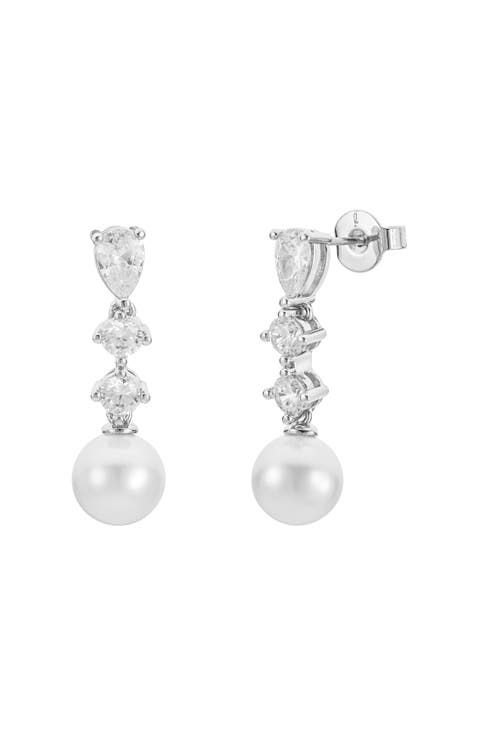 Serenade Pearl and Crystal Earrings