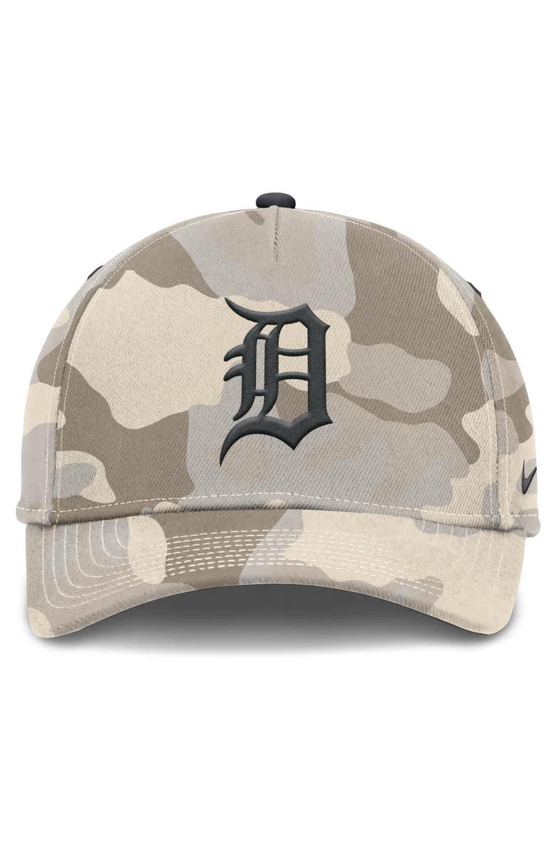 Nike Men's Nike Natural Detroit Tigers Camo Pack Rise Adjustable Hat, Alternate, color, 
