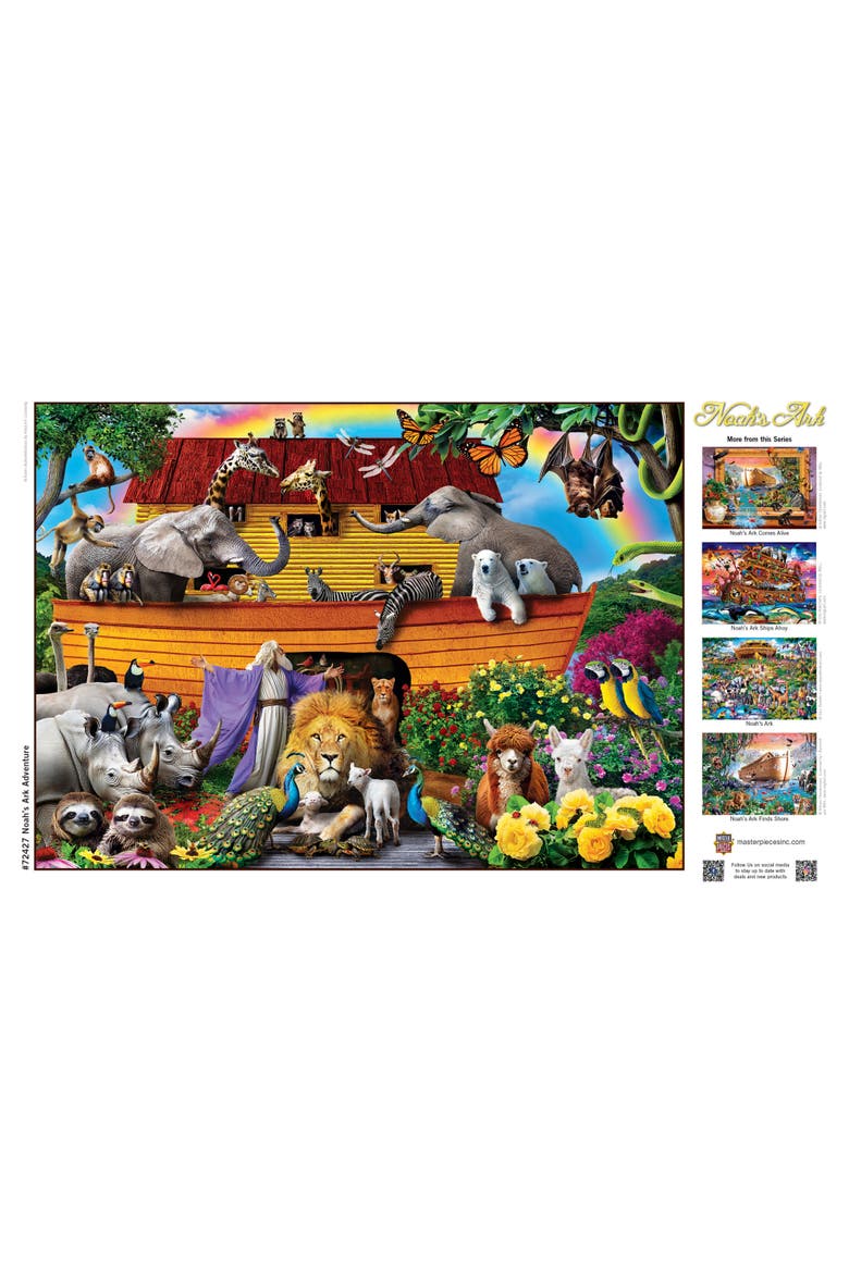 Noah's Ark Adventures 1000 Piece Puzzle, Alternate, color, Multicolor