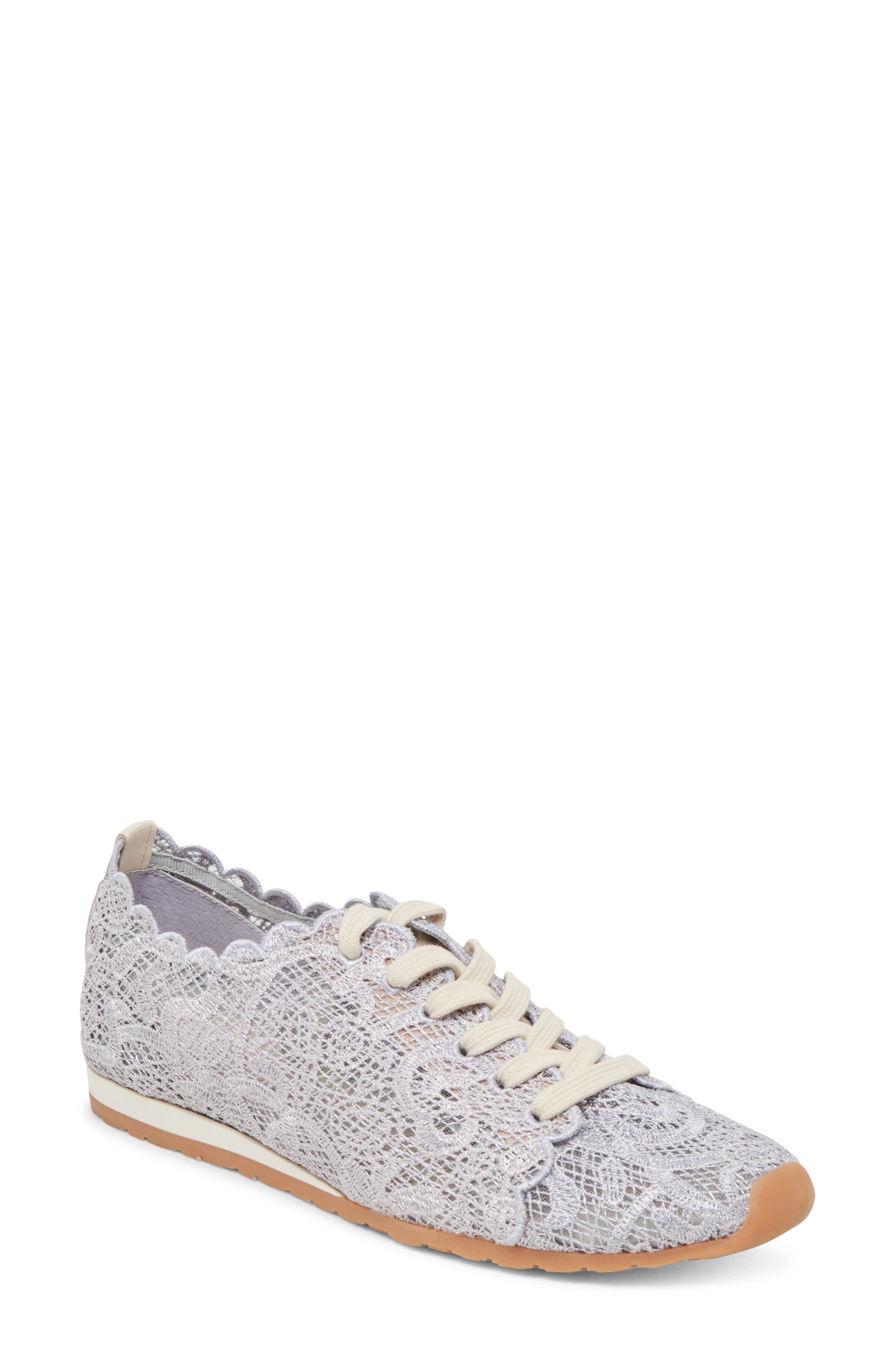 Dolce Vita Dayana Lace Sneaker, Main, color, Dusty Blue Lace