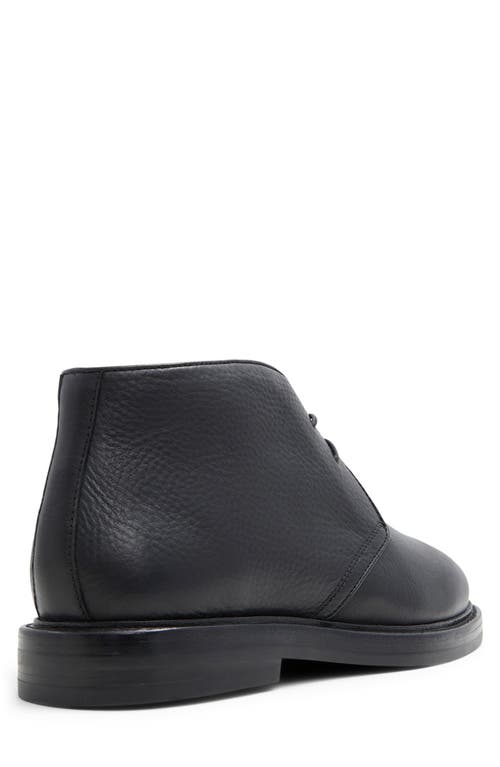 Brooks Brothers Leather Chukka Boots In Open Black